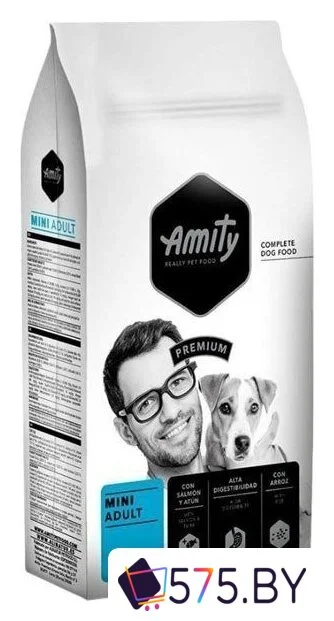 Сухой корм для собак Amity Premium Mini Adult Salmon & Tuna с лососем и тунцом 10 кг в магазине 575.by