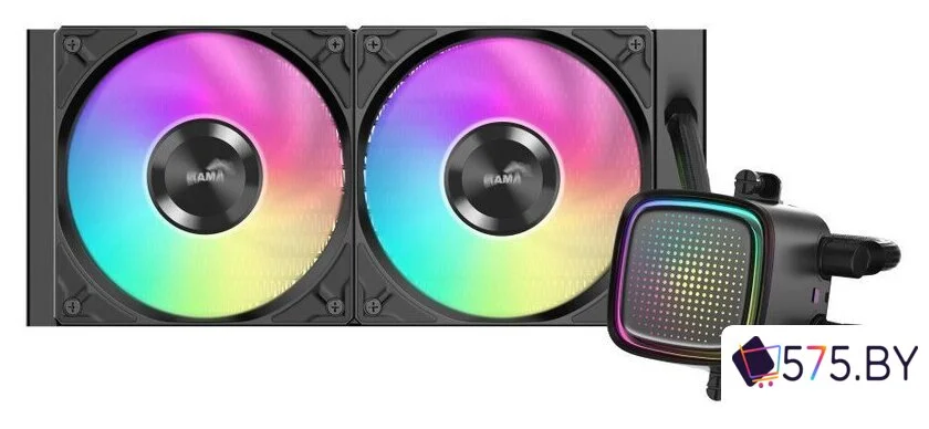 Система жидкостного охлаждения для процессора Sama L50 240 (черный) в магазине 575.by