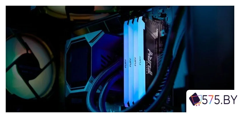 Оперативная память Kingston FURY Beast RGB 2x32ГБ DDR4 3600 МГц KF436C18BB2AK2/64 в магазине 575.by