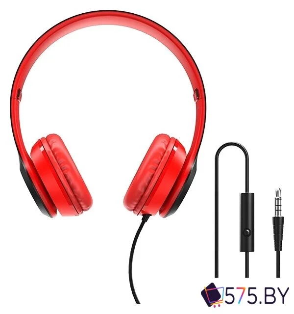 Наушники Borofone BO5 (черный/красный) в магазине 575.by