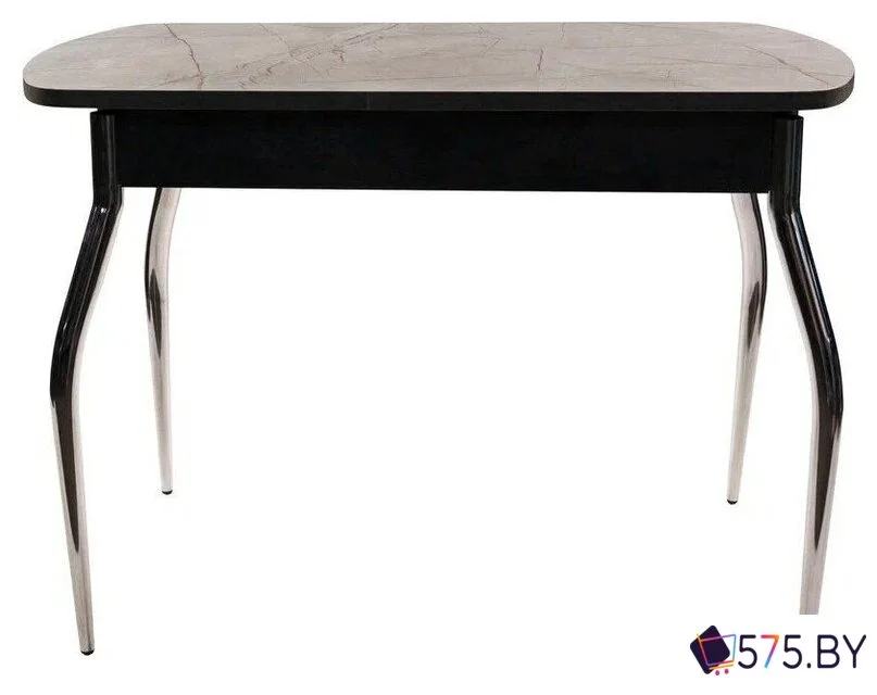 Кухонный стол ВВР Пластиковый 110x70 (каспий серый/изогнутое) в магазине 575.by