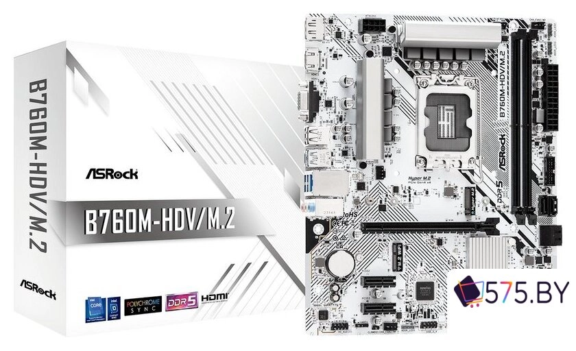 Материнская плата ASRock B760M-HDV/M.2 в магазине 575.by