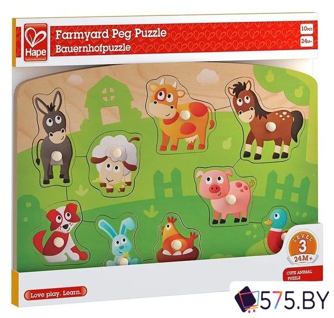 Мозаика/пазл Hape Ферма E1408 в магазине 575.by