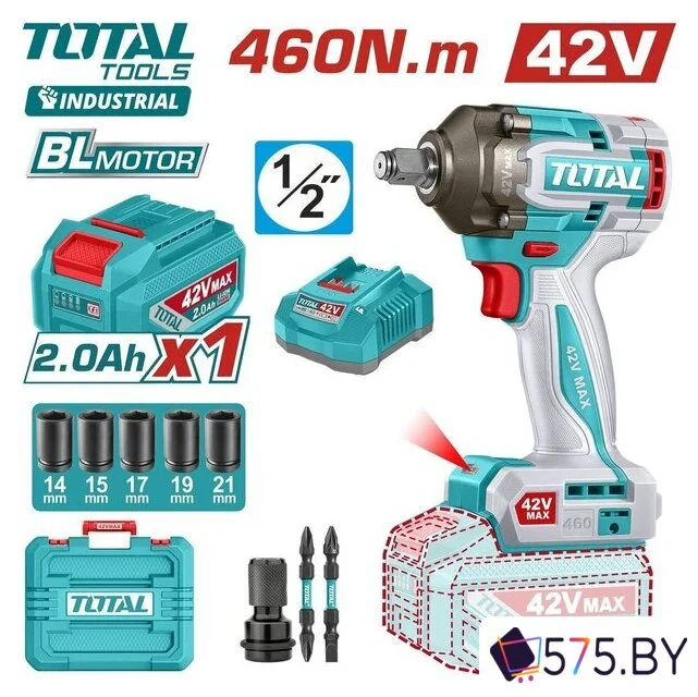 Гайковерт Total TIWLI42461 (с 1-им АКБ, кейс) в магазине 575.by