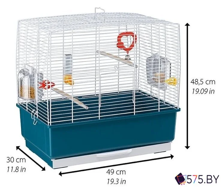 Клетка Ferplast Rekord 3 (синий) 52009801 в магазине 575.by