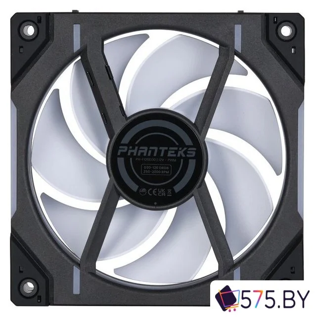 Комплект вентиляторов для корпуса Phanteks D30-120 D-RGB Regular Black Triple PH-F120D30_DRGB_PWM_BK01_3P в магазине 575.by