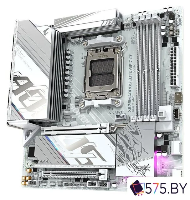 Материнская плата Gigabyte X870M Aorus Elite WiFi7 Ice в магазине 575.by