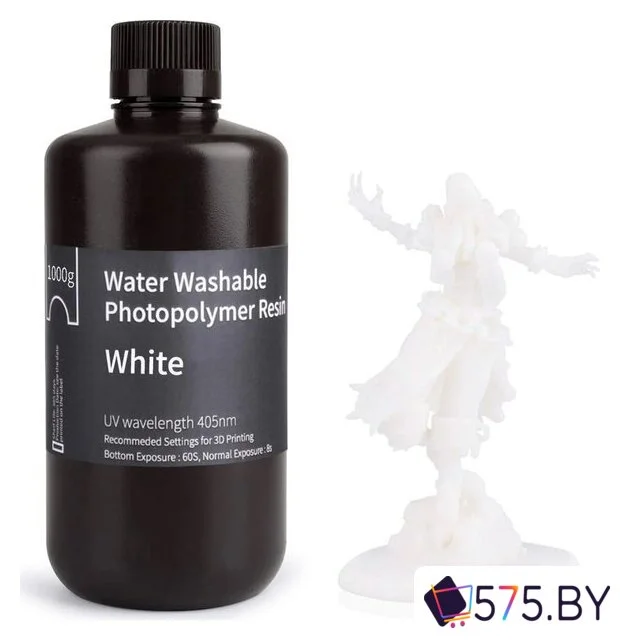 Фотополимер Elegoo Water Washable 1кг (белый) в магазине 575.by