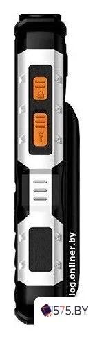 Кнопочный телефон BQ BQ-2430 Tank Power (черный/серебристый)