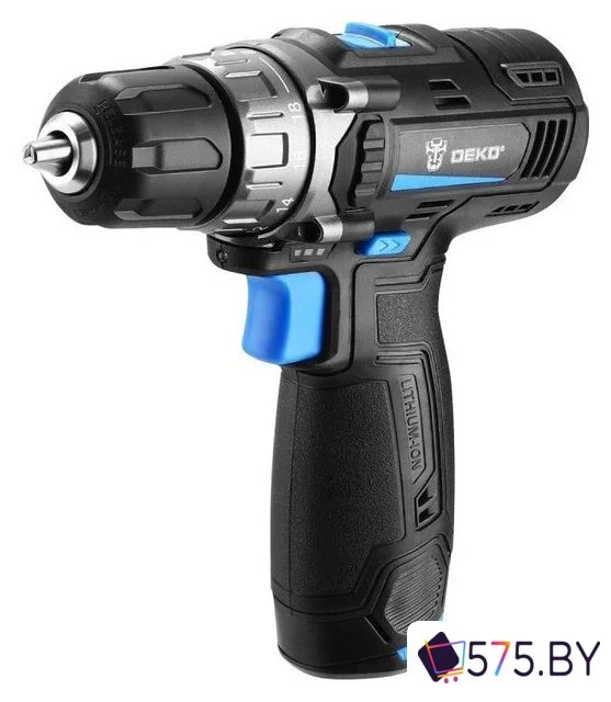 Дрель-шуруповерт Deko ZKCD12 SET6 084-1040 (с 2-мя АКБ, кейс) в магазине 575.by