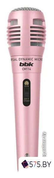 Проводной микрофон BBK CM114 (черный) в магазине 575.by