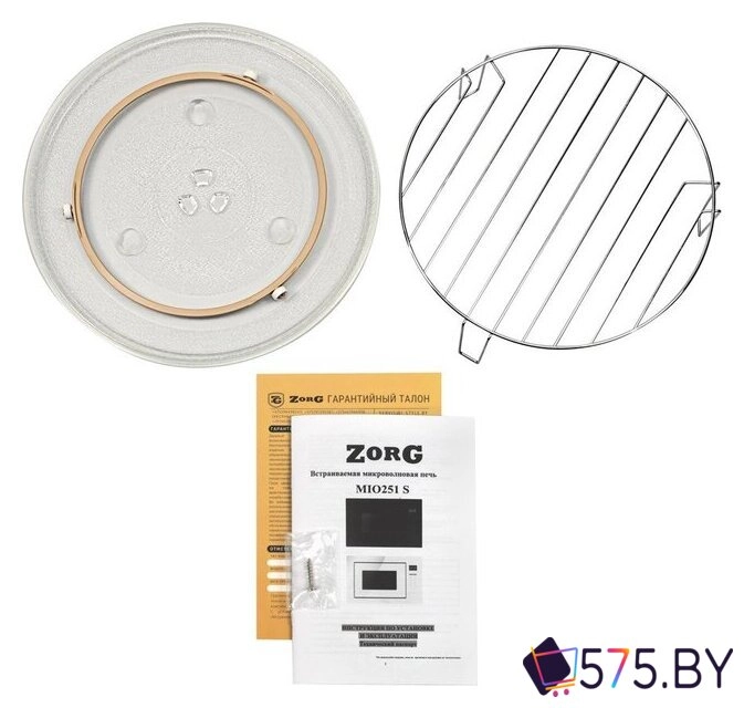 Микроволновая печь ZorG MIO251 S (белый) в магазине 575.by