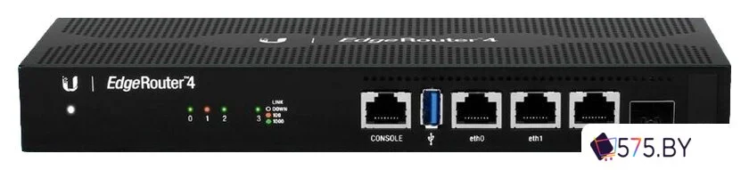 Управляемый коммутатор 3-го уровня Ubiquiti EdgeRouter 4 в магазине 575.by