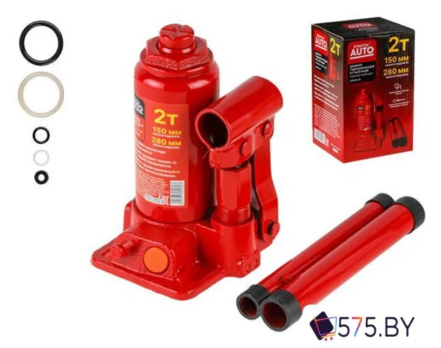 Бутылочный домкрат Startul Auto ST8018-02 2т в магазине 575.by