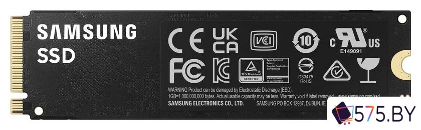 SSD Samsung 990 Pro 2TB MZ-V9P2T0BW в магазине 575.by