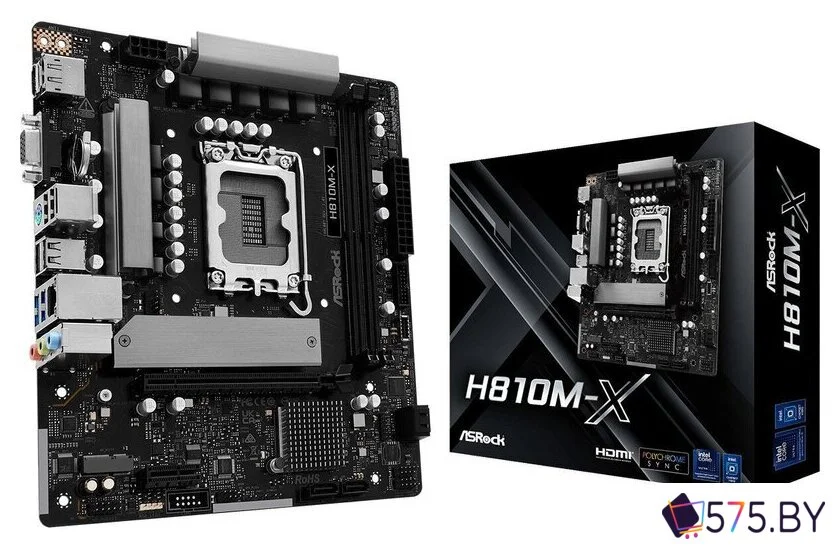 Материнская плата ASRock H810M-X в магазине 575.by