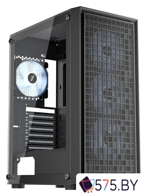 Корпус 1stPlayer GO6 GO6-BK-4FS7 (черный) в магазине 575.by