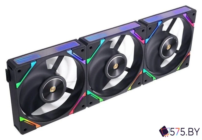 Комплект вентиляторов для корпуса 1stPlayer XF7 ARGB (3 шт, черный) в магазине 575.by