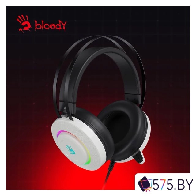 Наушники A4Tech Bloody G521 (белый) в магазине 575.by