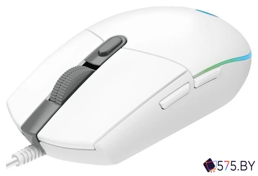 Игровая мышь Logitech G203 Lightsync (белый) в магазине 575.by