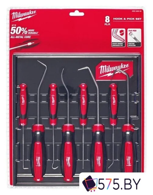 Набор крюков  Milwaukee 4932480569 (8 предметов) в магазине 575.by