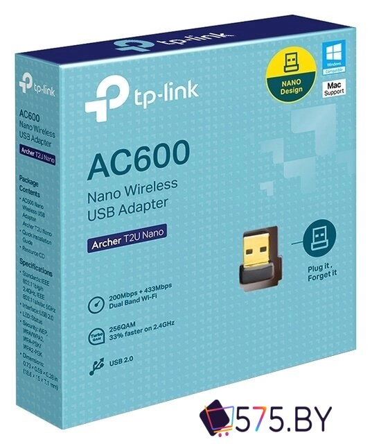 Wi-Fi адаптер TP-Link Archer T2U Nano в магазине 575.by