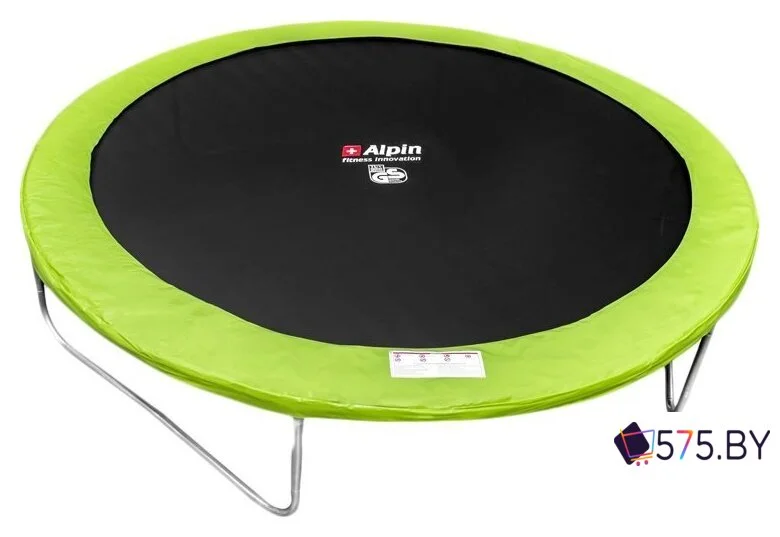 Батут Alpin 3.12 м с защитной сеткой и лестницей в магазине 575.by