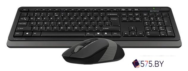 Офисный набор A4Tech Fstyler FG1010 (черный/серый) в магазине 575.by