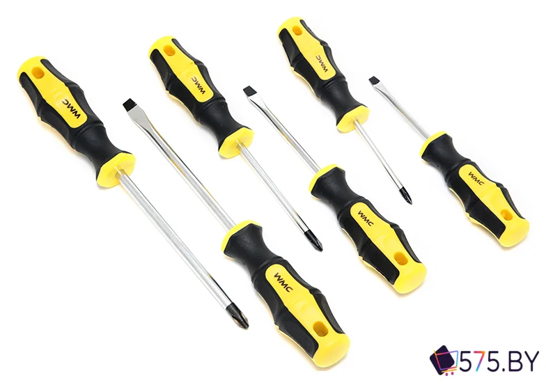 Набор отверток WMC Tools 1065 (65 предметов) в магазине 575.by