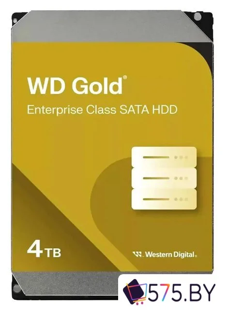 Жесткий диск WD Gold 4TB WD4004FRYZ в магазине 575.by