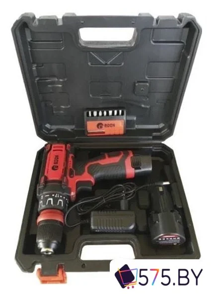 Дрель-шуруповерт Edon AD-12AUN (с 2-мя АКБ, кейс) в магазине 575.by