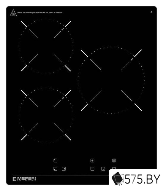 Варочная панель Meferi MEH453BK Light в магазине 575.by