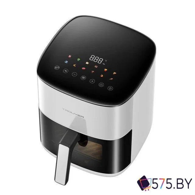 Аэрогриль (аэрофритюрница) Trouver Air Fryer FD10s Pro 6L (белый) в магазине 575.by