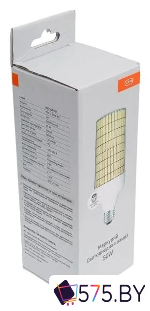 Светодиодная лампочка CPS T75-C-50W-E27 5000К в магазине 575.by