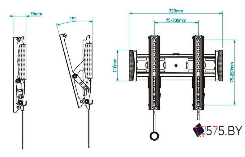 Кронштейн для телевизора Onkron TM4 в магазине 575.by