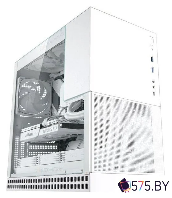Корпус Geometric Future Model 4 King Arthur (белый) в магазине 575.by