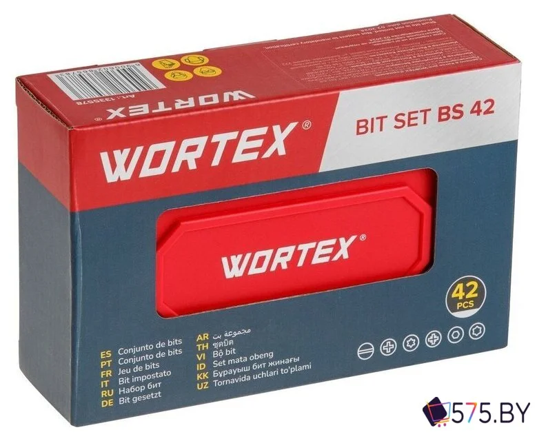 Набор бит Wortex BS 42 1335578 в магазине 575.by