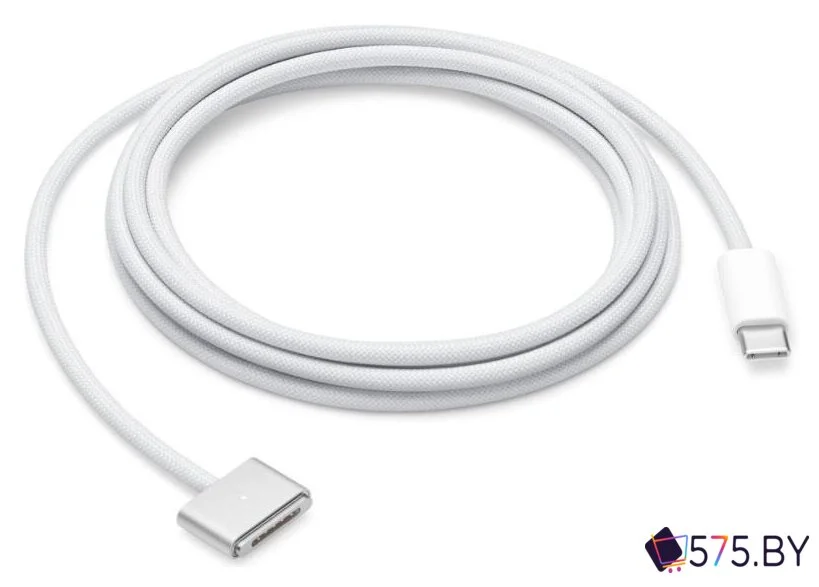 Кабель Apple USB Type-C - MagSafe 3 (2 м, белый/серебристый) в магазине 575.by