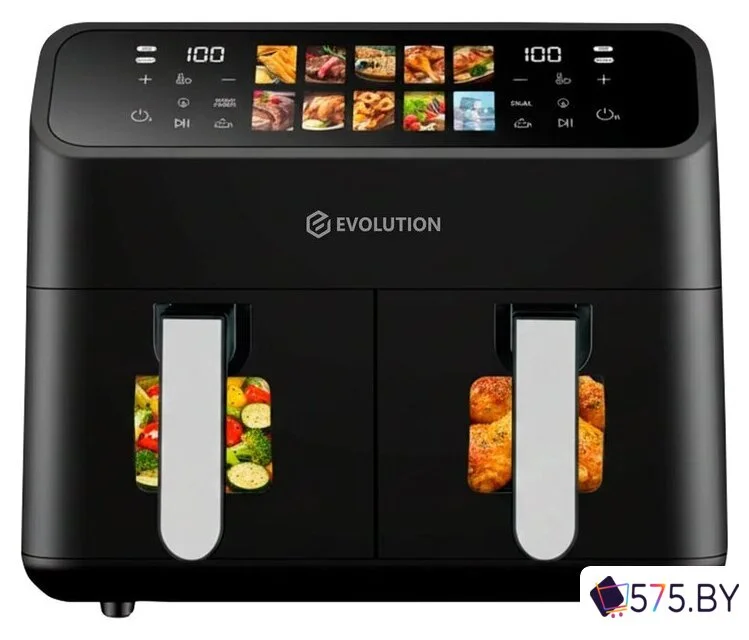 Аэрогриль (аэрофритюрница) Evolution AIRO 9800ТW Dual в магазине 575.by