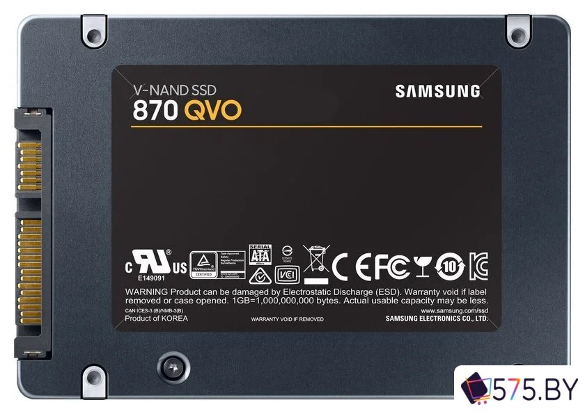 SSD Samsung 870 QVO 1TB MZ-77Q1T0BW в магазине 575.by