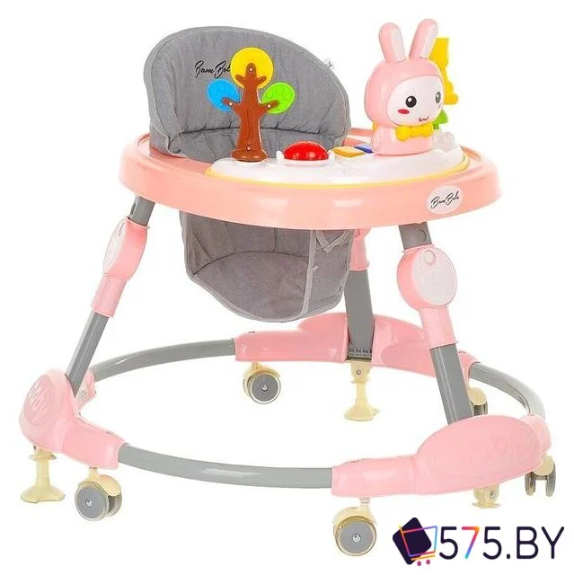 Ходунки BamBola Зайчик 630 (розовый) в магазине 575.by