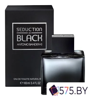 Туалетная вода Antonio Banderas Seduction in Black for men EdT (50 мл) в магазине 575.by