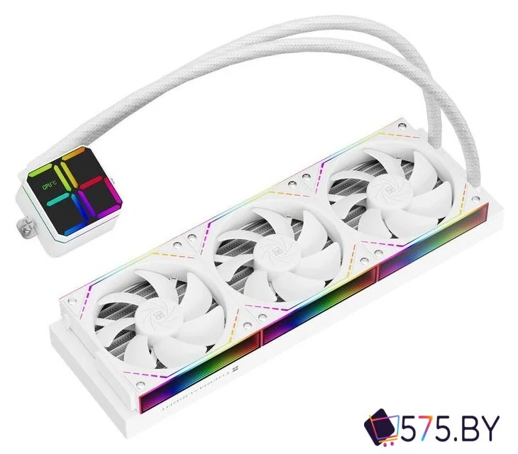 Система жидкостного охлаждения для процессора Thermalright Magic Qube 360 ARGB (белый) в магазине 575.by