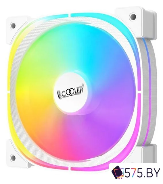 Вентилятор для корпуса PCCooler EF120 ARGB (белый) в магазине 575.by