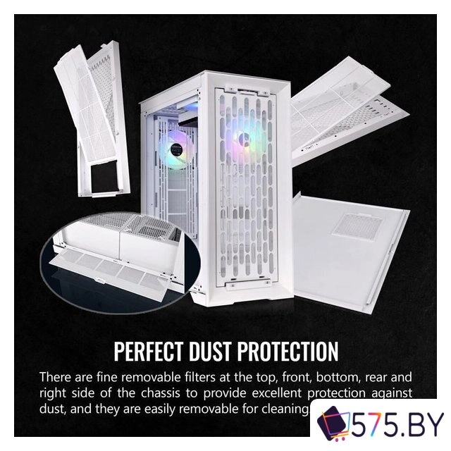 Корпус Thermaltake CTE T500 TG ARGB Snow CA-1X8-00F6WN-01 в магазине 575.by