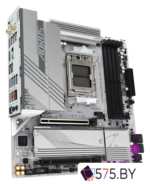 Материнская плата Gigabyte B650M Aorus Elite AX Ice в магазине 575.by