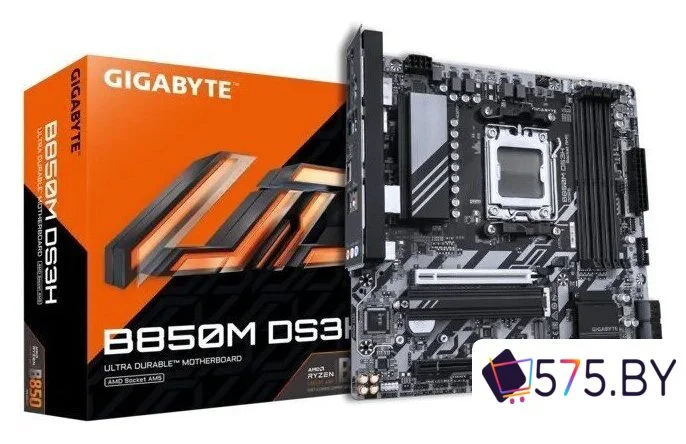 Материнская плата Gigabyte B850M DS3H (rev. 1.2) в магазине 575.by