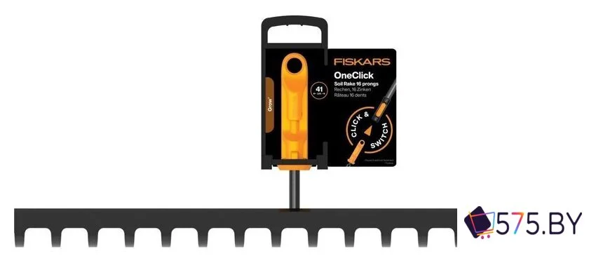 Грабли зубчатые Fiskars 1080678 в магазине 575.by