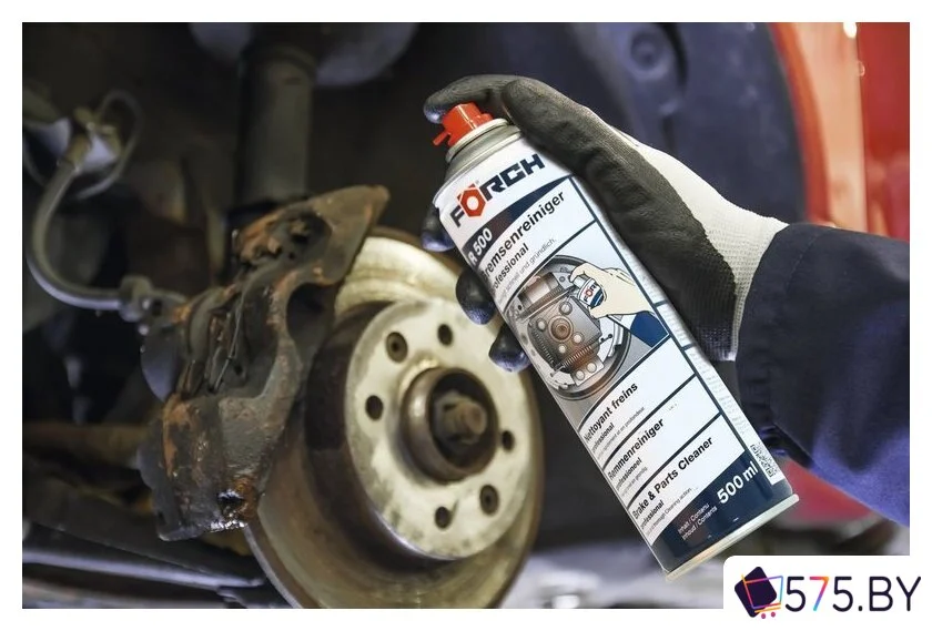 Смазки, пасты и очистители для механических, электрических узлов FORCH Очиститель тормозов R500 Профессионал 500мл 61100913 в магазине 575.by
