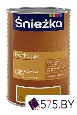 Эмаль Sniezka Podloga 2.5 л (средний орех) в магазине 575.by